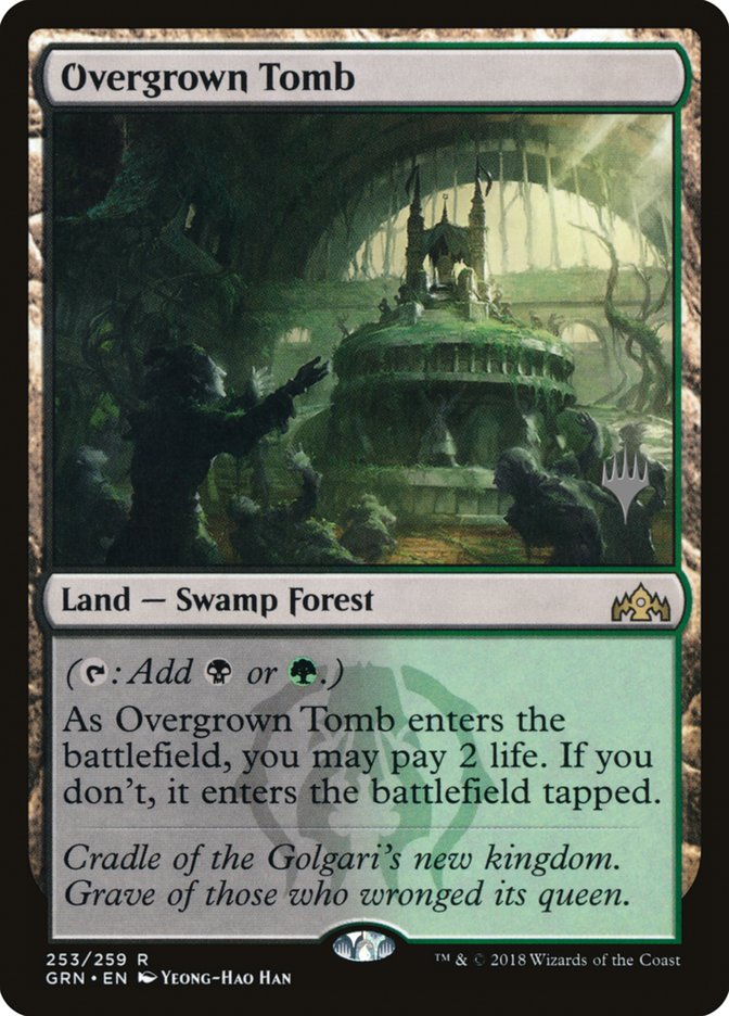 Overgrown Tomb (Promo Pack) [Guilds of Ravnica Promos] | Golgari Games