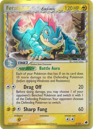 Feraligatr (2/101) (Delta Species) (Stamped) [EX: Dragon Frontiers] | Golgari Games