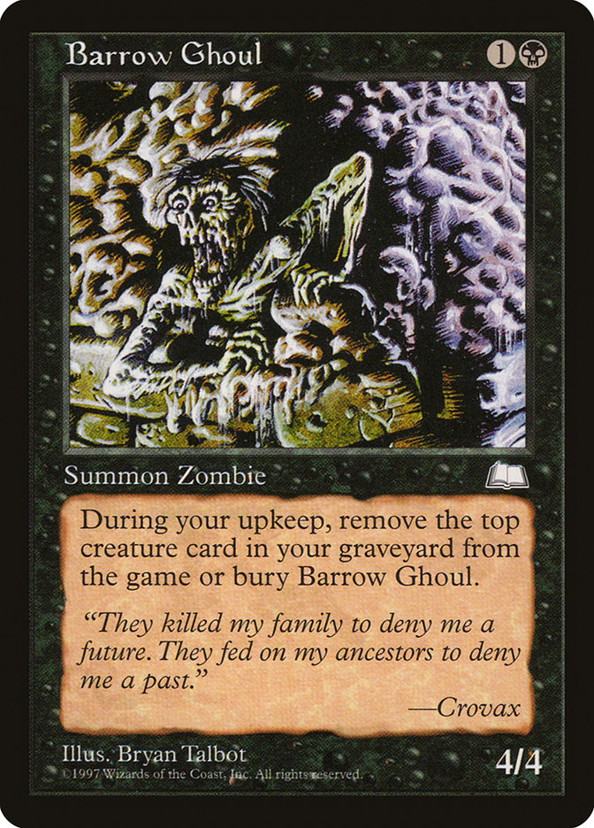 Barrow Ghoul [Weatherlight] | Golgari Games