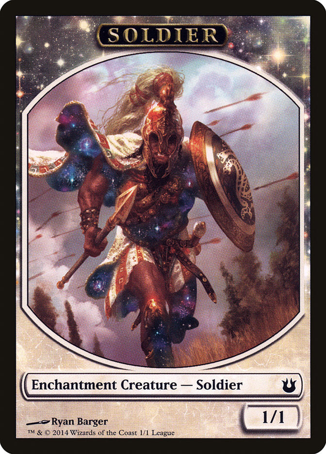 Soldier Token [League Tokens 2014] | Golgari Games