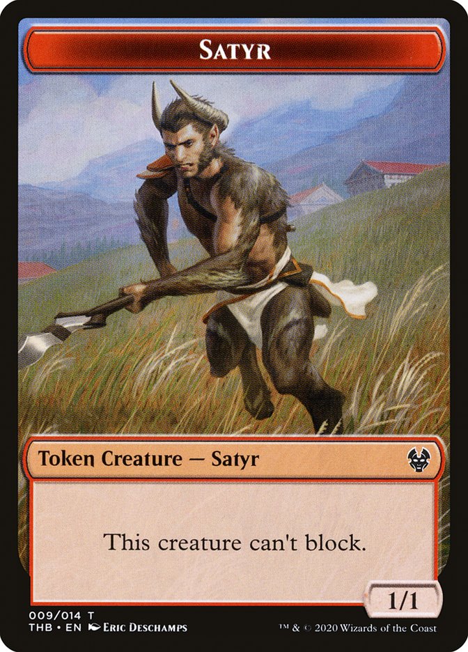 Satyr Token [Theros Beyond Death Tokens] | Golgari Games