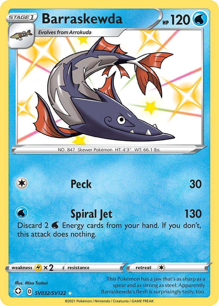 Barraskewda (SV032/SV122) [Sword & Shield: Shining Fates] | Local Legends