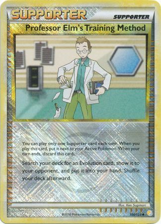 Professor Elm's Training Method (100/123) (League Promo) [HeartGold & SoulSilver: Base Set] | Golgari Games