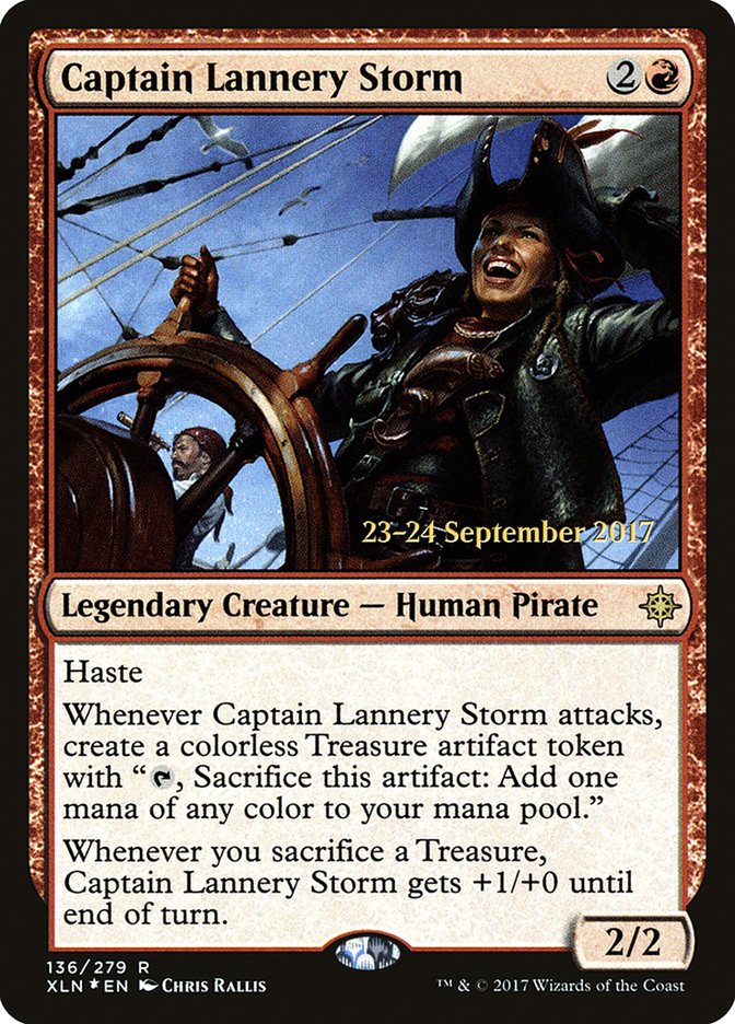 Captain Lannery Storm [Ixalan Prerelease Promos] | Golgari Games