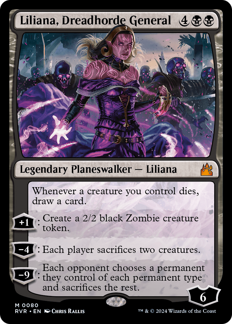 Liliana, Dreadhorde General [Ravnica Remastered] | Local Legends