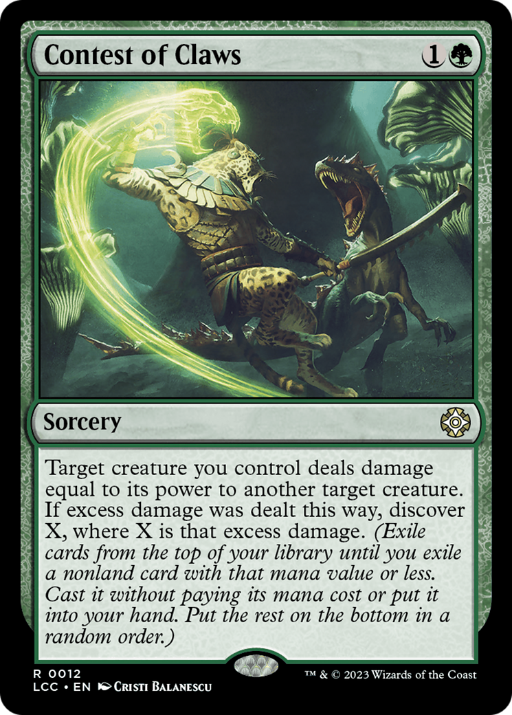 Contest of Claws [The Lost Caverns of Ixalan Commander] | Local Legends