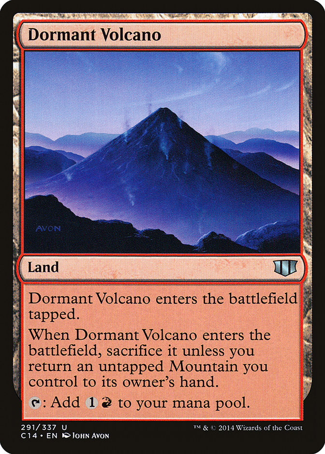 Dormant Volcano [Commander 2014] | Golgari Games