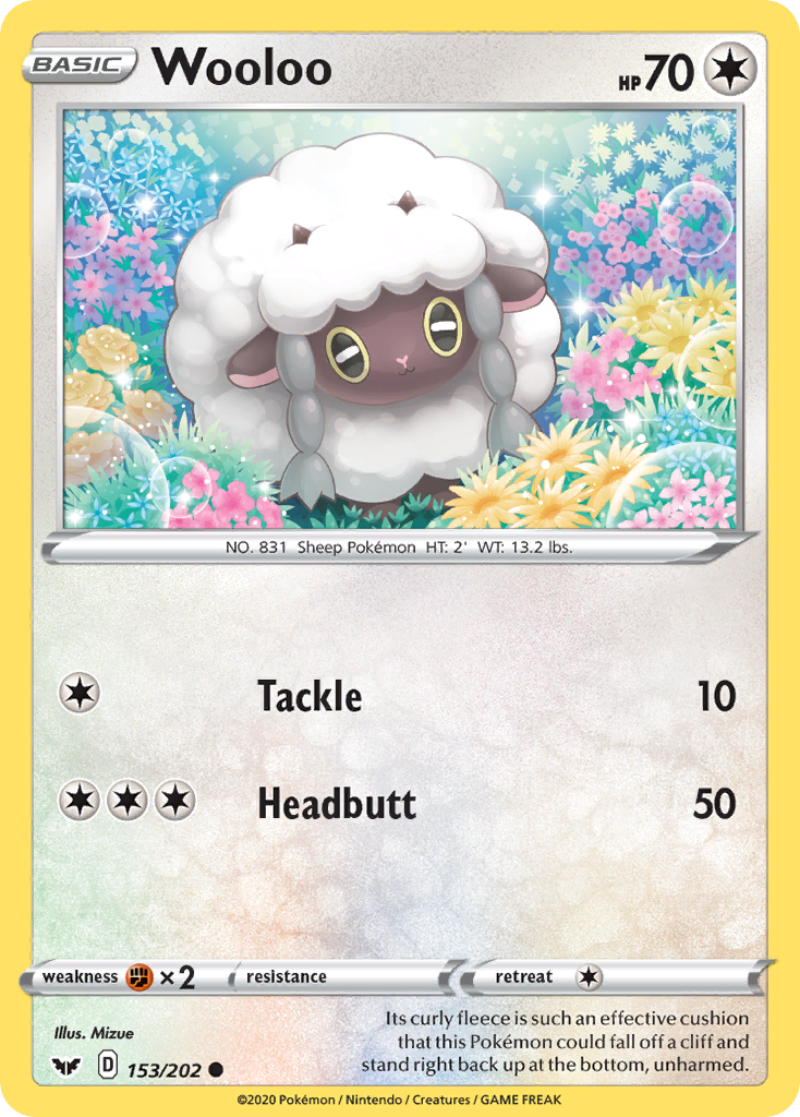 Wooloo (153/202) [Sword & Shield: Base Set] | Golgari Games