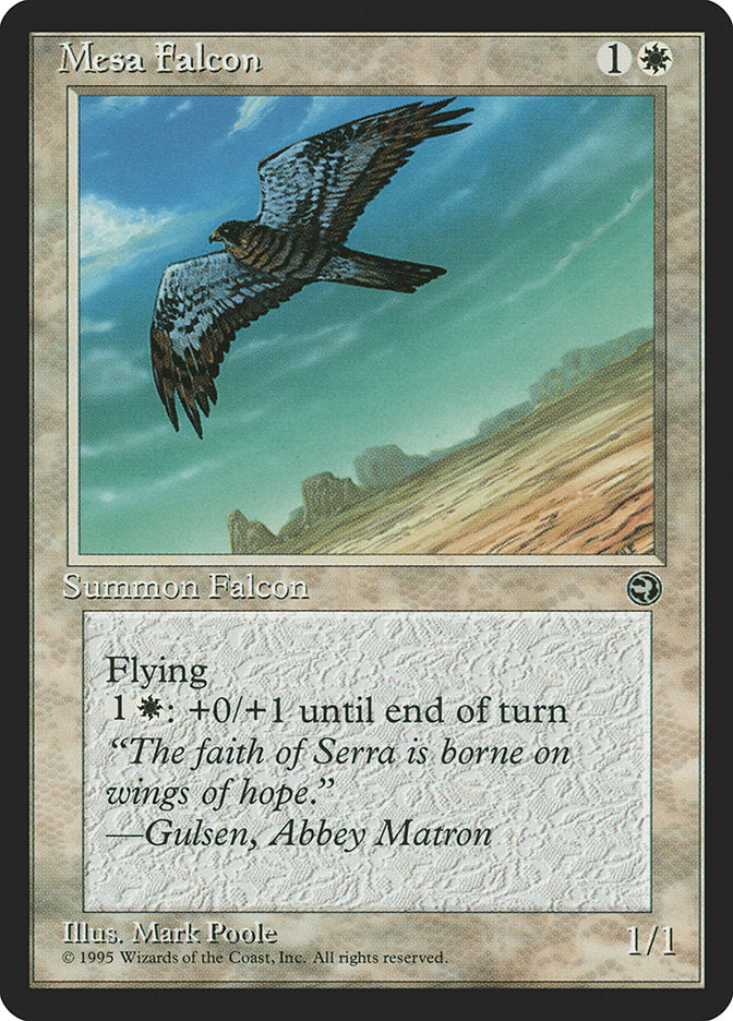 Mesa Falcon (Gulsen Flavor Text) [Homelands] | Local Legends