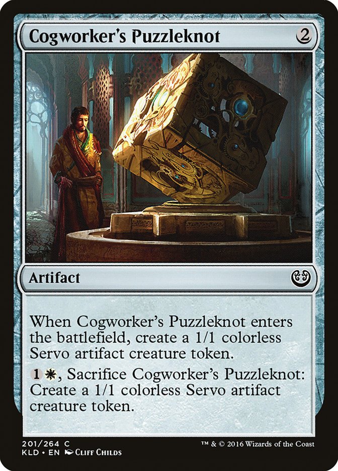 Cogworker's Puzzleknot [Kaladesh] | Golgari Games