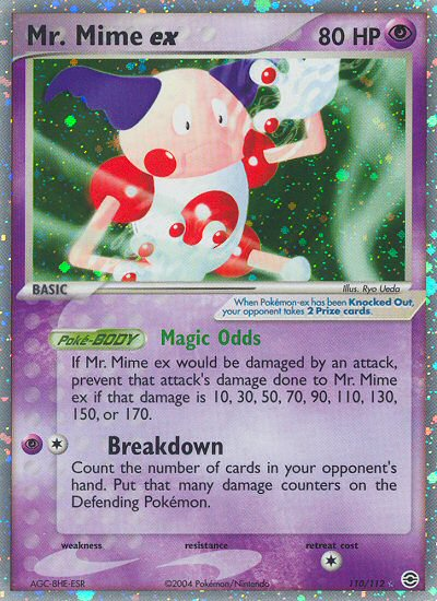 Mr. Mime ex (110/112) [EX: FireRed & LeafGreen] | Golgari Games