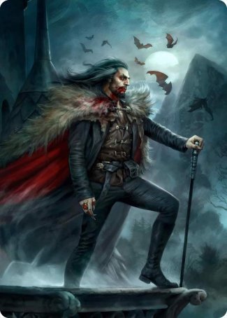 Dracula, Blood Immortal Art Card [Innistrad: Crimson Vow Art Series] | Golgari Games