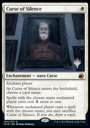 Curse of Silence (Promo Pack) [Innistrad: Midnight Hunt Promos] | Golgari Games