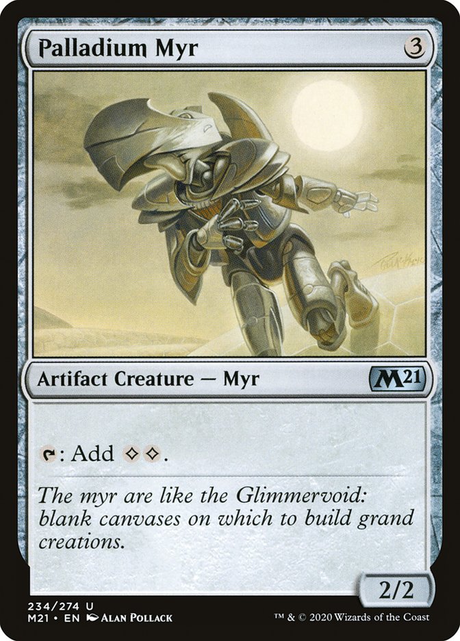 Palladium Myr [Core Set 2021] | Local Legends