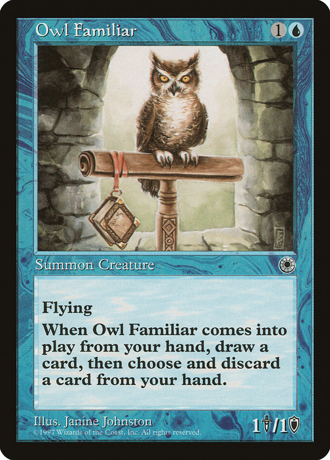 Owl Familiar [Portal] | Golgari Games