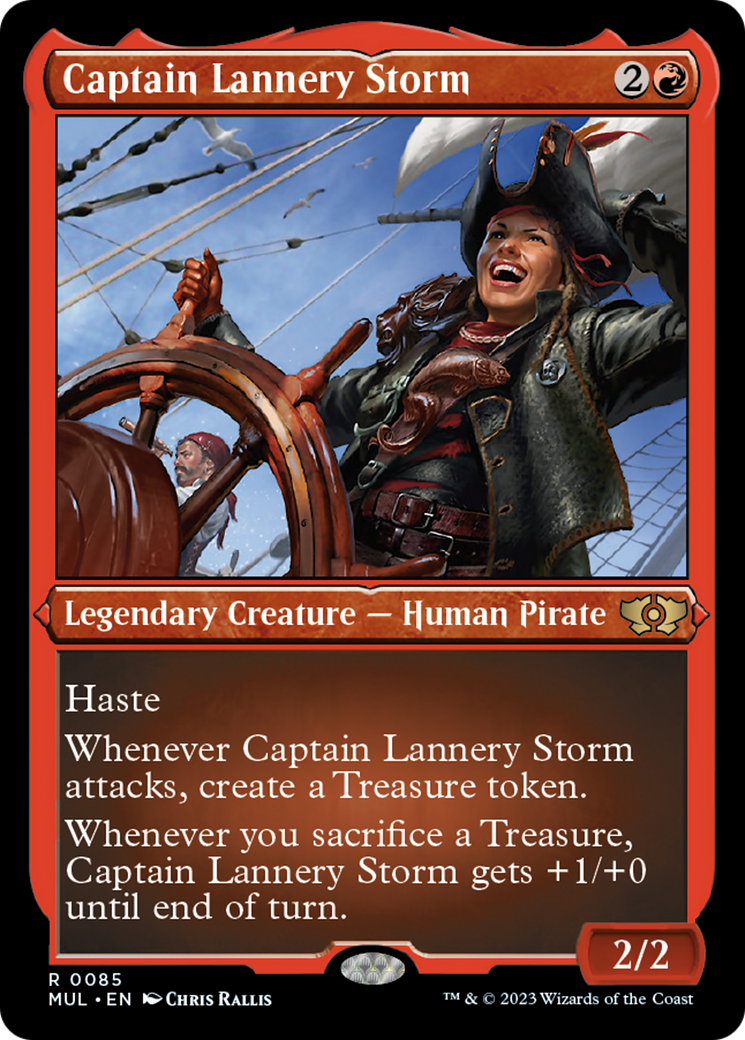 Captain Lannery Storm (Foil Etched) [Multiverse Legends] | Local Legends