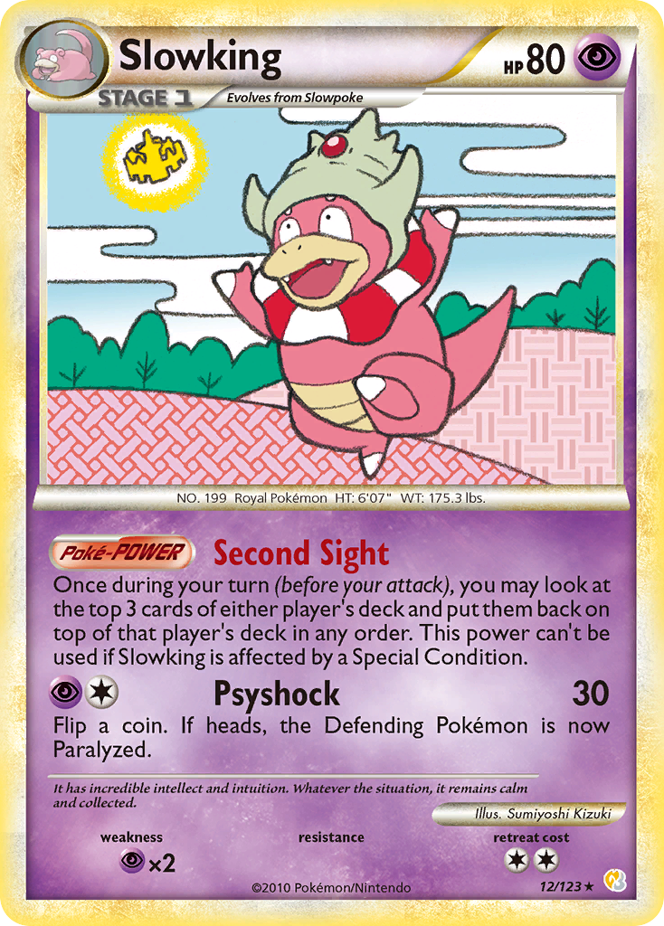 Slowking (12/123) [HeartGold & SoulSilver: Base Set] | Golgari Games