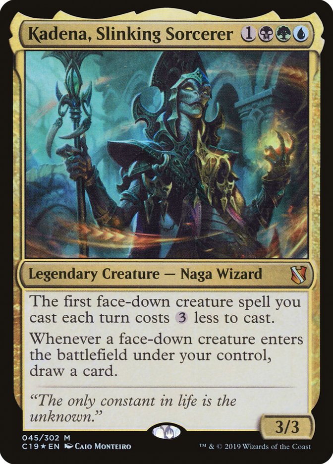 Kadena, Slinking Sorcerer [Commander 2019] | Golgari Games