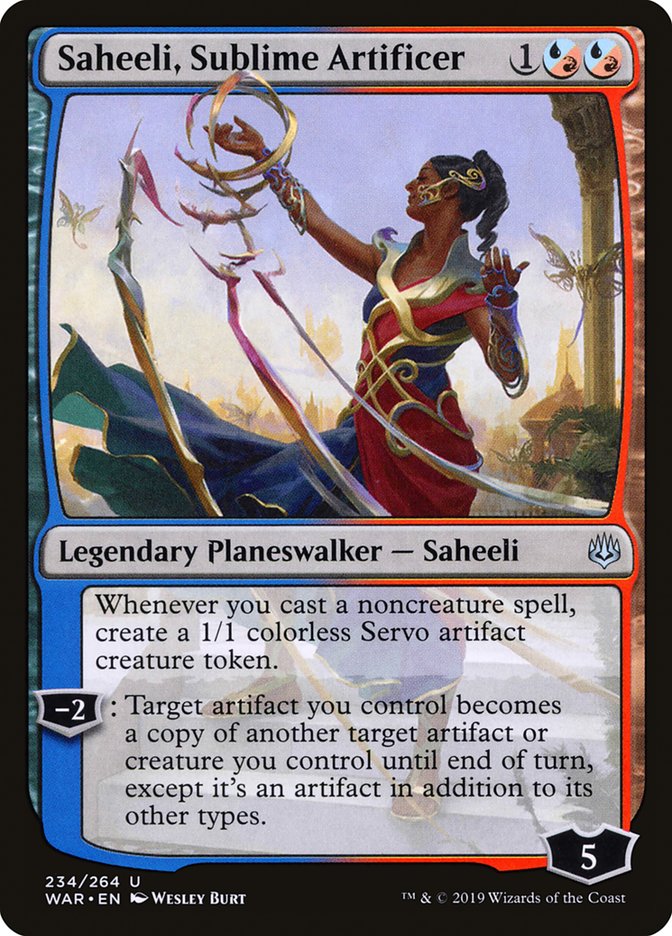 Saheeli, Sublime Artificer [War of the Spark] | Golgari Games