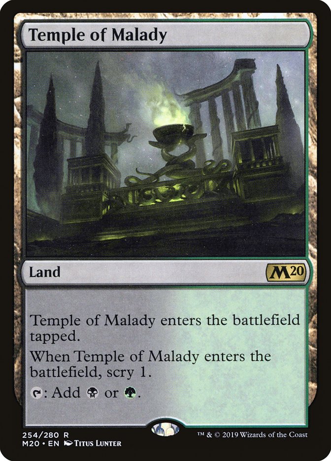Temple of Malady [Core Set 2020] | Local Legends