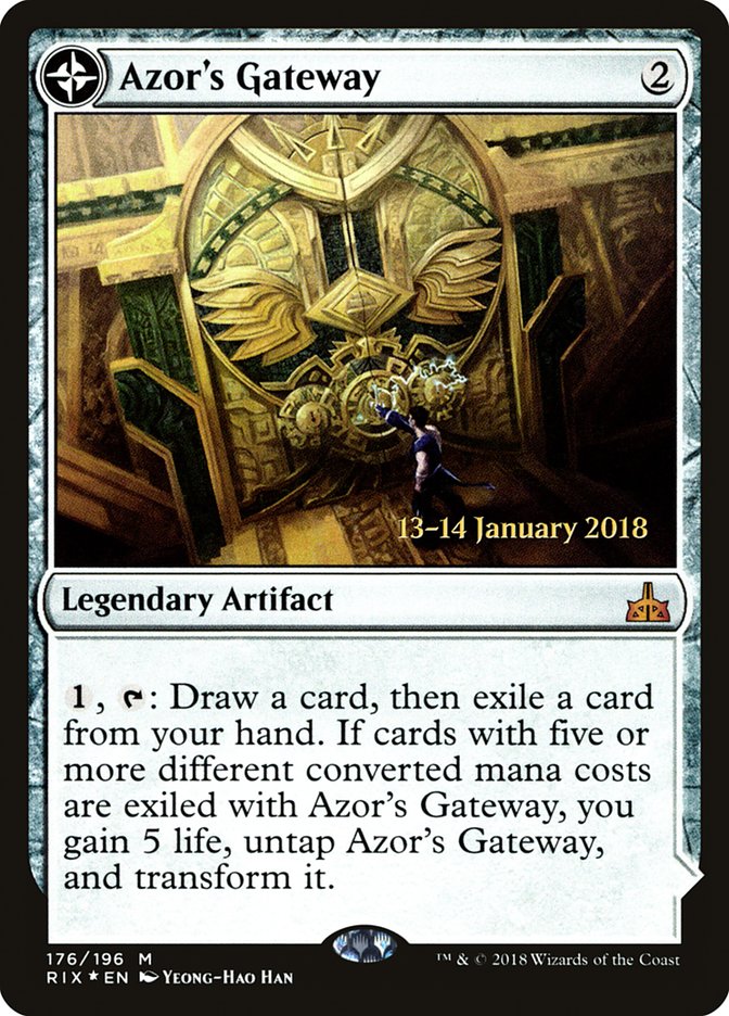 Azor's Gateway // Sanctum of the Sun [Rivals of Ixalan Prerelease Promos] | Golgari Games