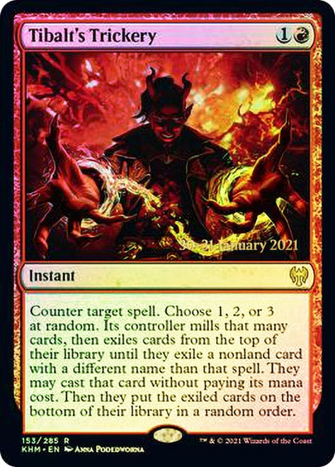 Tibalt's Trickery [Kaldheim Prerelease Promos] | Golgari Games