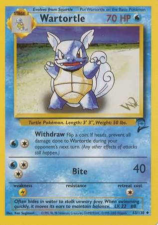 Wartortle (63/130) (W Stamped Promo) [Base Set 2] | Golgari Games