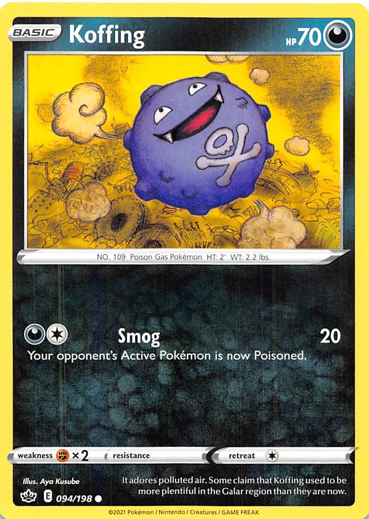 Koffing (094/198) [Sword & Shield: Chilling Reign] | Golgari Games