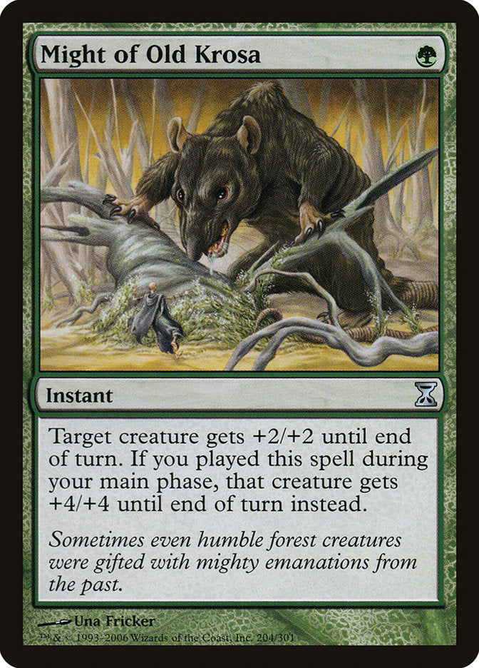 Might of Old Krosa [Time Spiral] | Local Legends