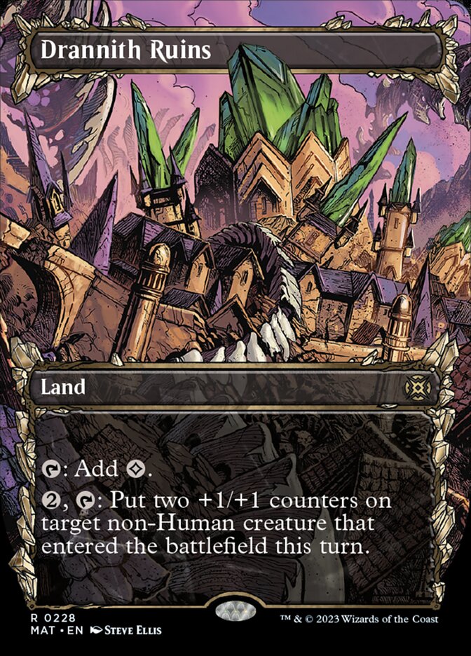 Drannith Ruins (Showcase Halo Foil) [March of the Machine: The Aftermath] | Local Legends