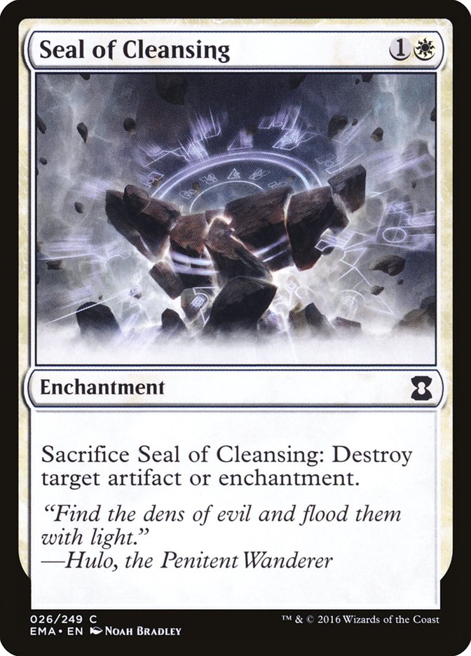 Seal of Cleansing [Eternal Masters] | Golgari Games