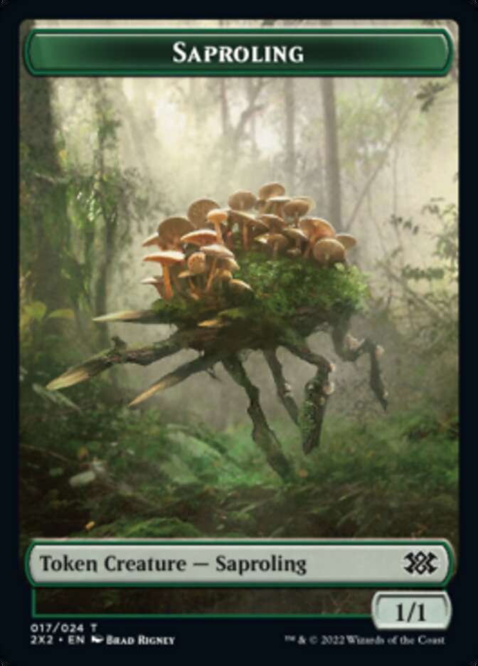 Saproling Token [Double Masters 2022 Tokens] | Local Legends