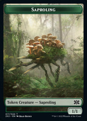 Saproling // Spirit Double-sided Token [Double Masters 2022 Tokens] | Golgari Games