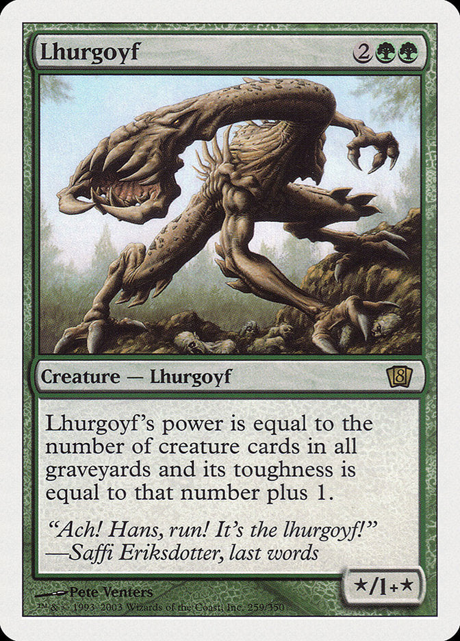 Lhurgoyf [Eighth Edition] | Golgari Games