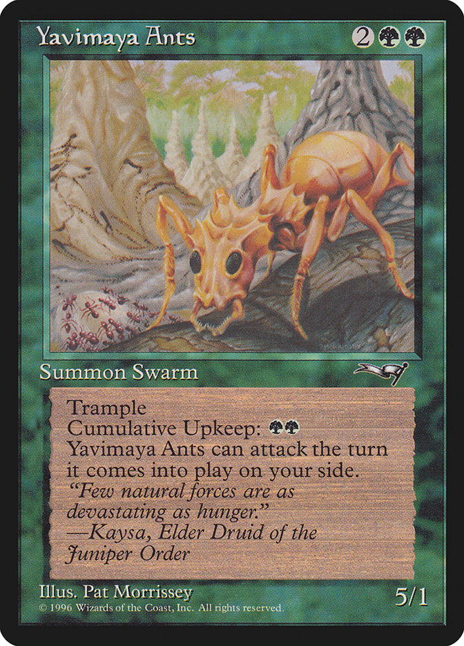 Yavimaya Ants [Alliances] | Golgari Games