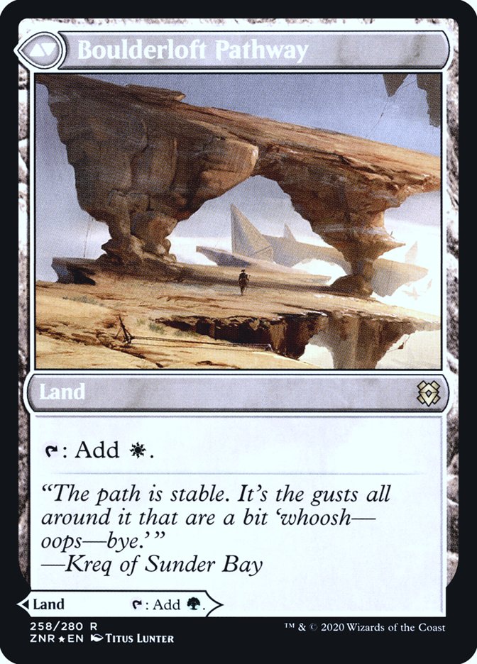 Branchloft Pathway // Boulderloft Pathway [Zendikar Rising Prerelease Promos] | Local Legends
