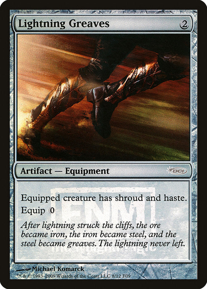 Lightning Greaves [Friday Night Magic 2009] | Golgari Games