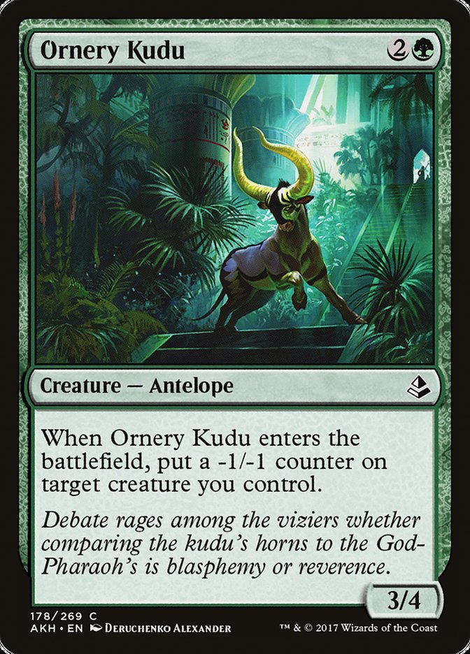 Ornery Kudu [Amonkhet] | Local Legends