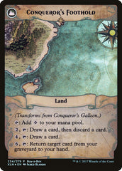 Conqueror's Galleon // Conqueror's Foothold (Buy-A-Box) [Ixalan Treasure Chest] | Local Legends