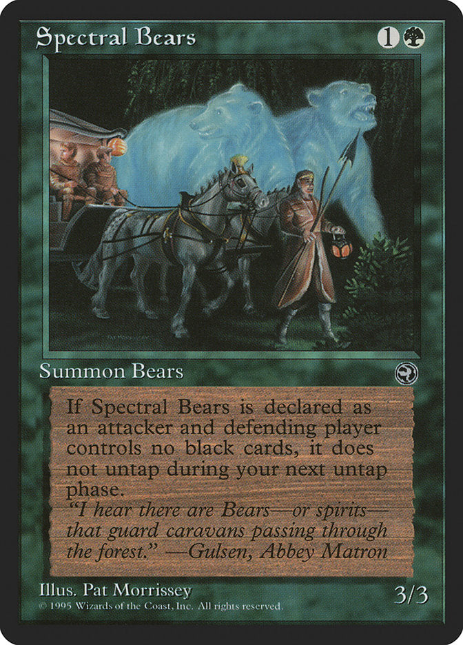 Spectral Bears [Homelands] | Golgari Games