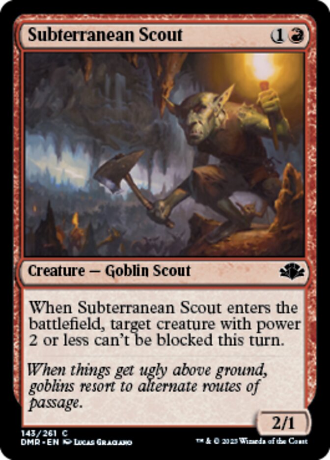 Subterranean Scout [Dominaria Remastered] | Golgari Games