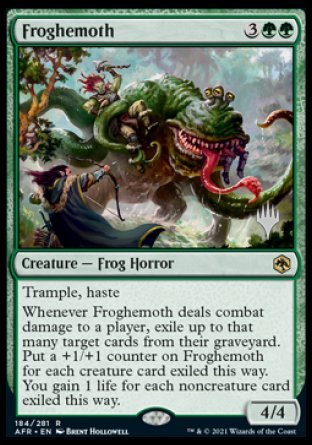 Froghemoth (Promo Pack) [Dungeons & Dragons: Adventures in the Forgotten Realms Promos] | Golgari Games