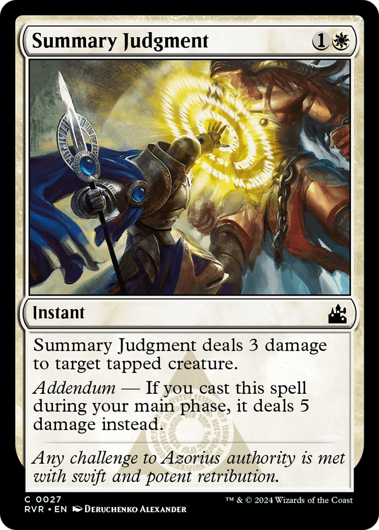 Summary Judgment [Ravnica Remastered] | Local Legends