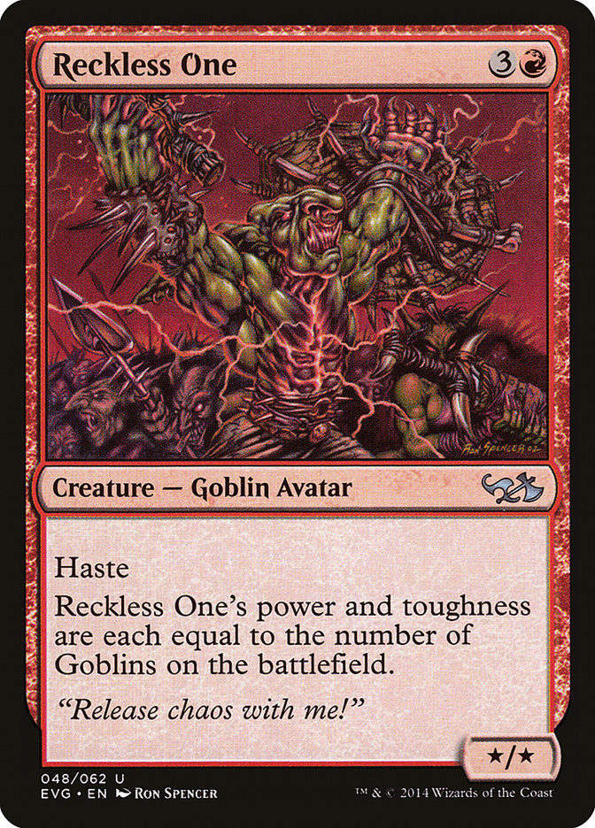 Reckless One (Elves vs. Goblins) [Duel Decks Anthology] | Local Legends