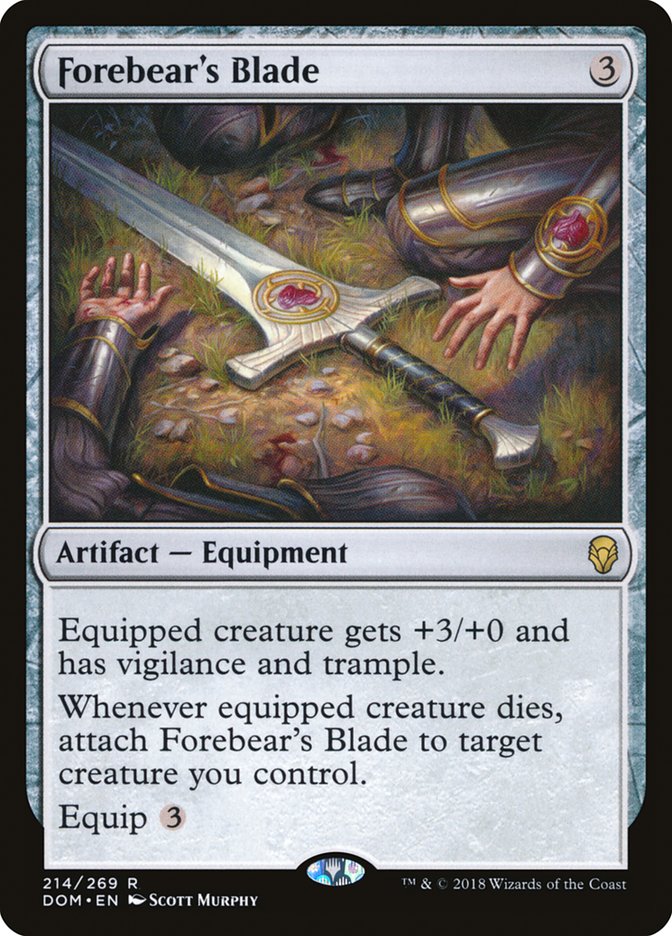 Forebear's Blade [Dominaria] | Golgari Games