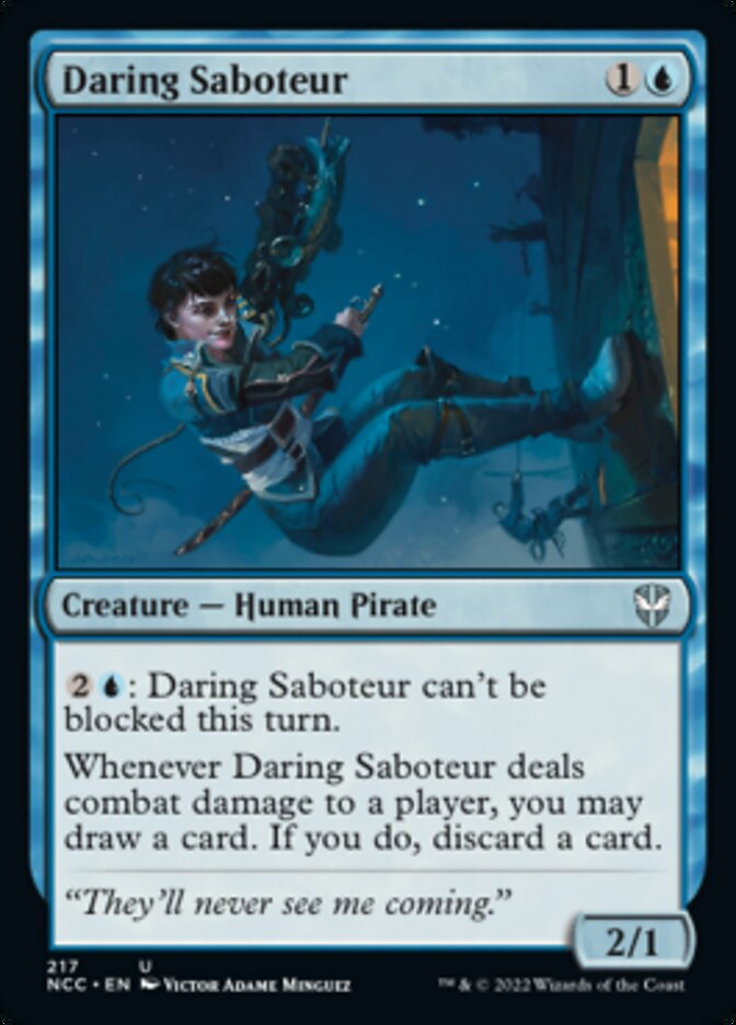 Daring Saboteur [Streets of New Capenna Commander] | Local Legends