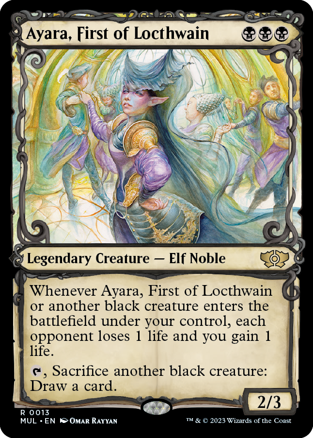 Ayara, First of Locthwain [Multiverse Legends] | Golgari Games