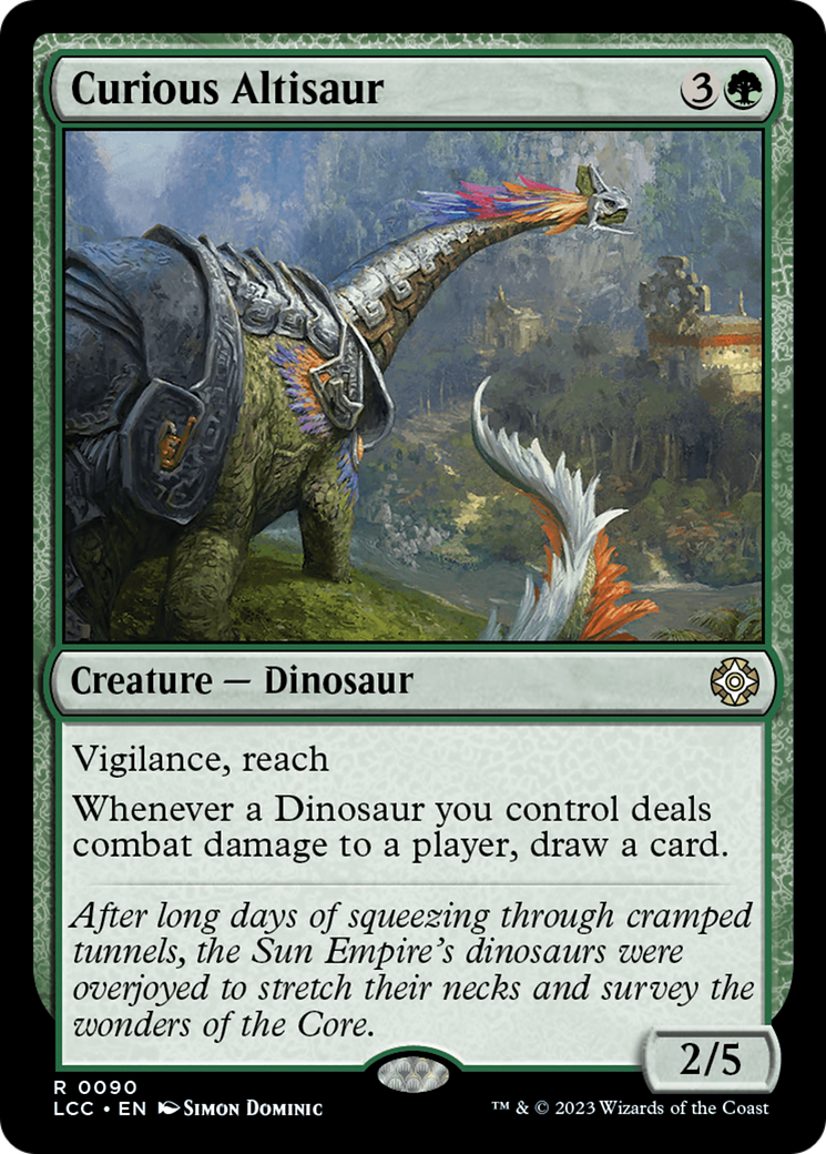 Curious Altisaur [The Lost Caverns of Ixalan Commander] | Local Legends