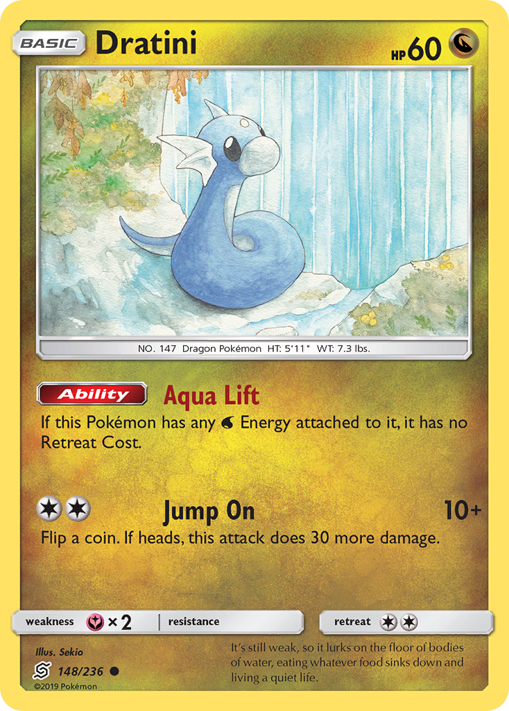 Dratini (148/236) [Sun & Moon: Unified Minds] | Golgari Games