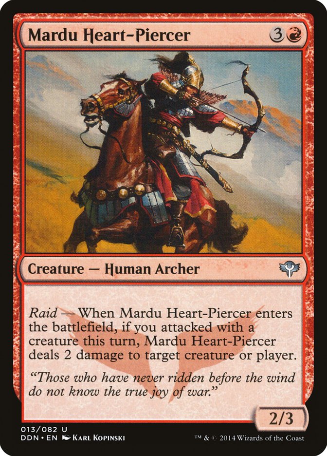 Mardu Heart-Piercer [Duel Decks: Speed vs. Cunning] | Golgari Games